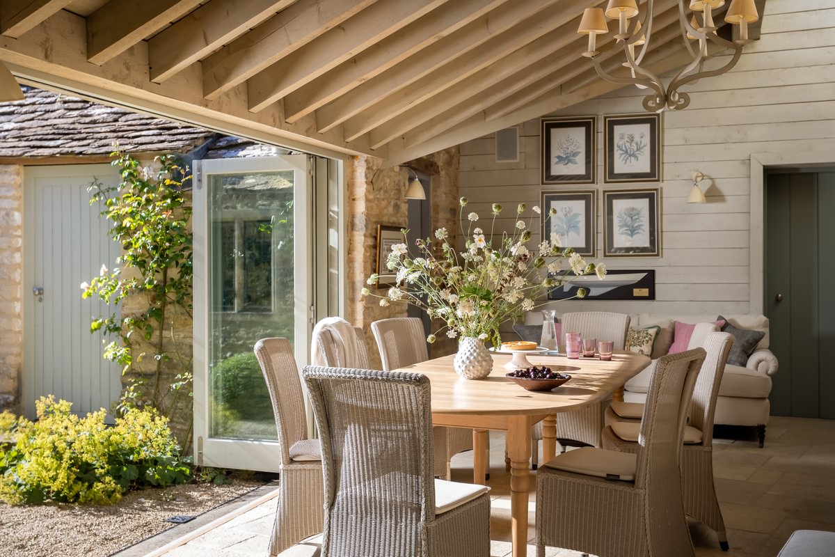 Sims Hilditch Interior Design Wiltshire Barn Conversion Dining Room