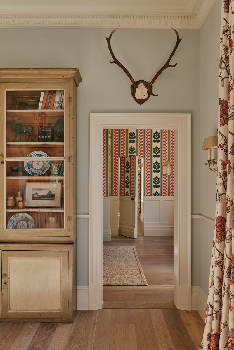Sims Hilditch Interior Design Scottish Estate Antlers