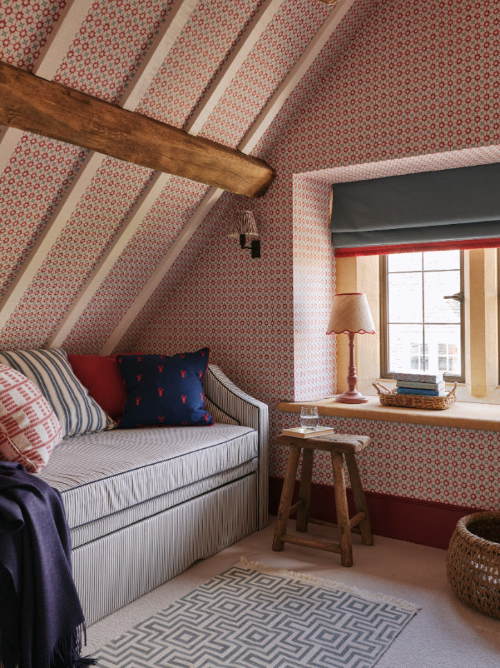 Sims Hilditch Warwickshire Family Home Children's Bedroom Wallpaper