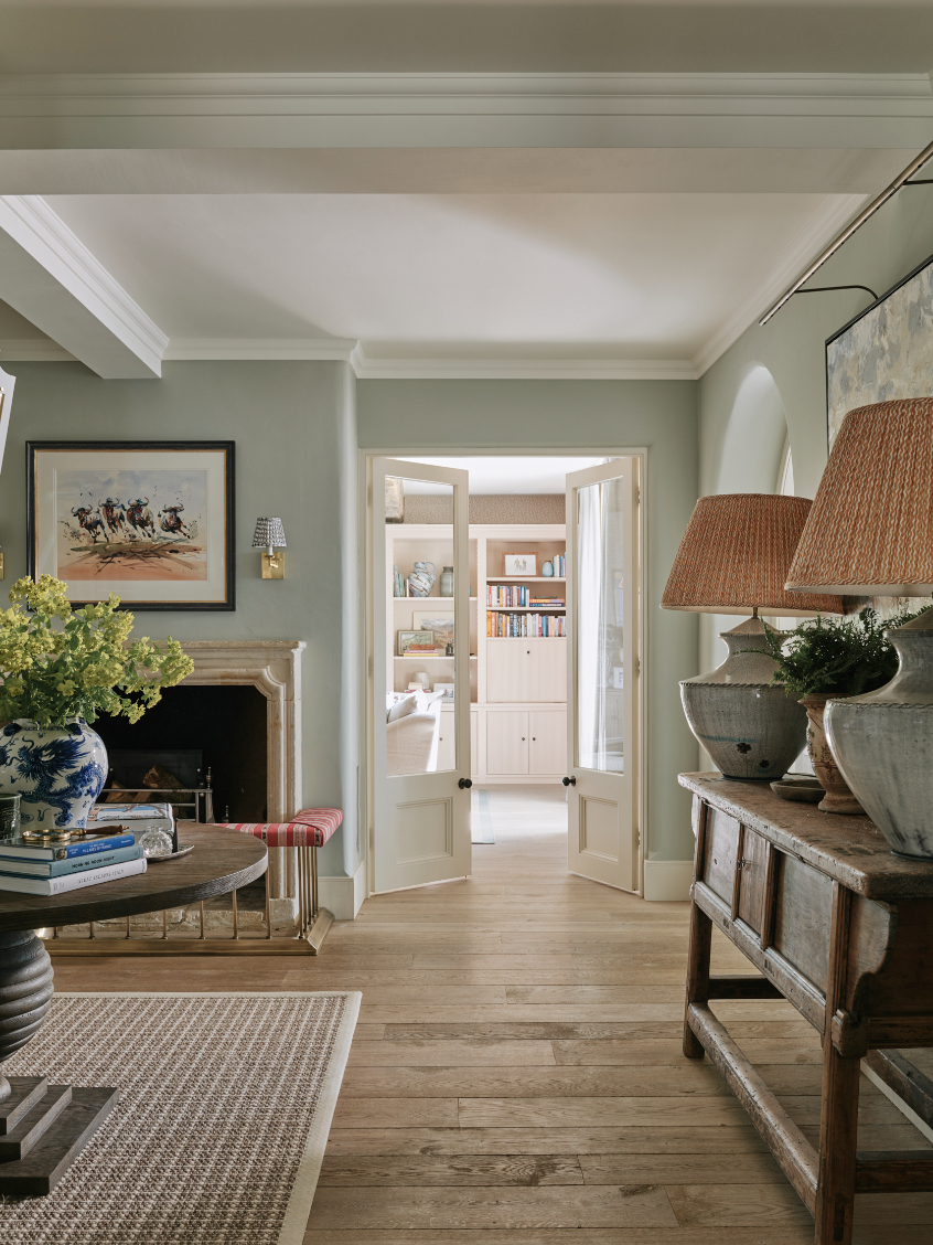 Sims Hilditch Warwickshire Family Home Entrance Hallway Lamps