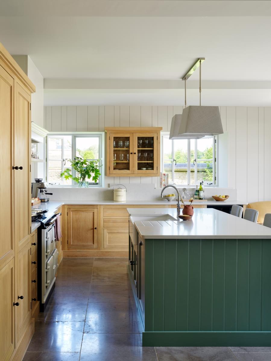 Sims Hilditch Interior Design Oxfordshire Farm Kitchen Island