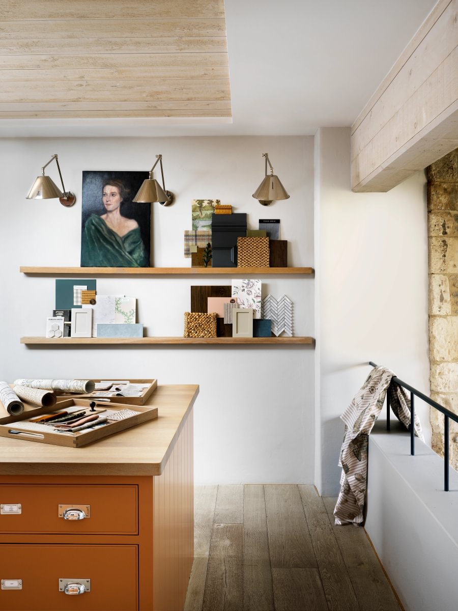 Sims Hilditch Interior Design Work Bench Orange