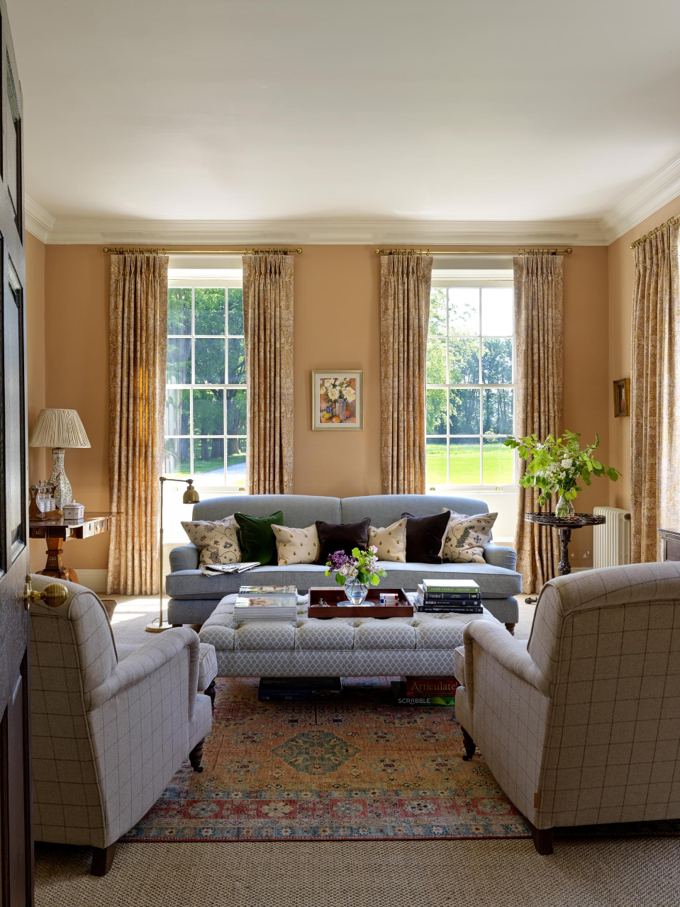 Sims Hilditch Interior Design English Country Estate Drawing Room