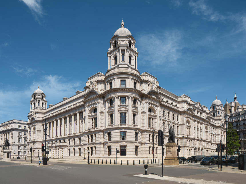 Raffles London Facade Without People