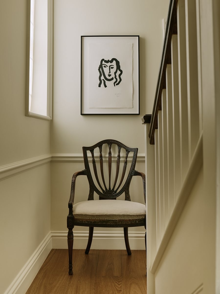 Sims Hilditch Interior Design Art On Staircase