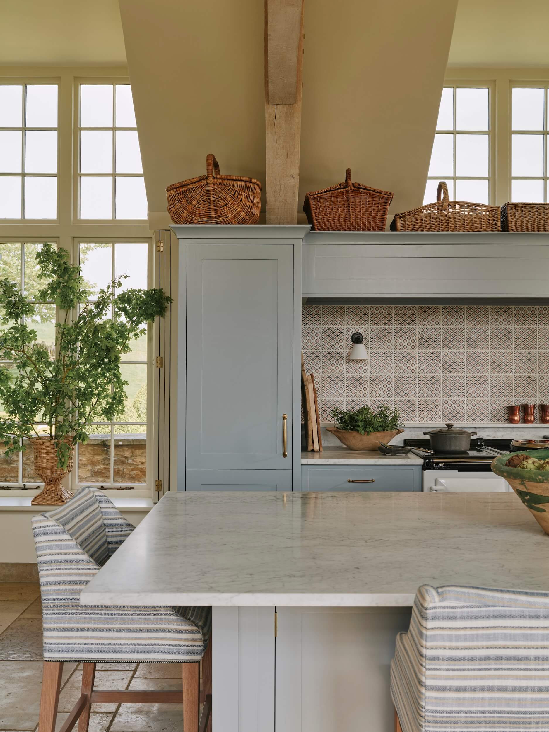 Sims Hilditch Warwickshire Family Home Kitchen Island