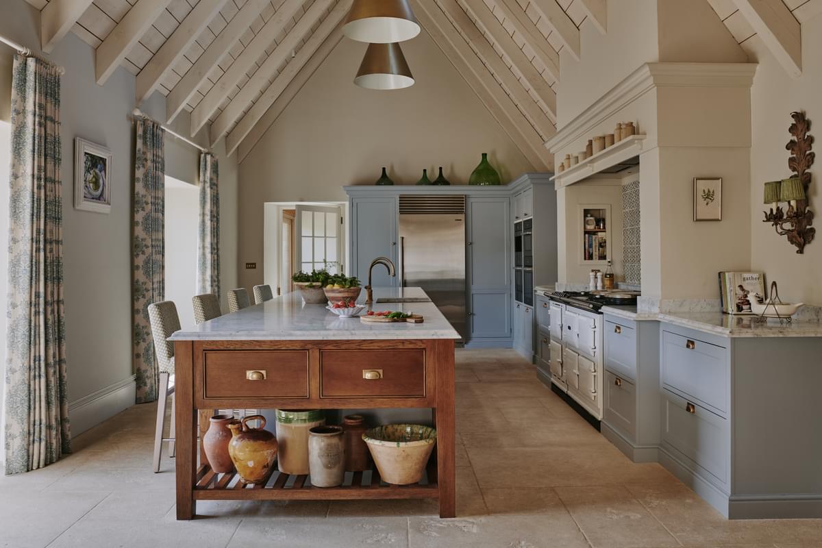 Sims Hilditch Interior Design Kitchen Blue