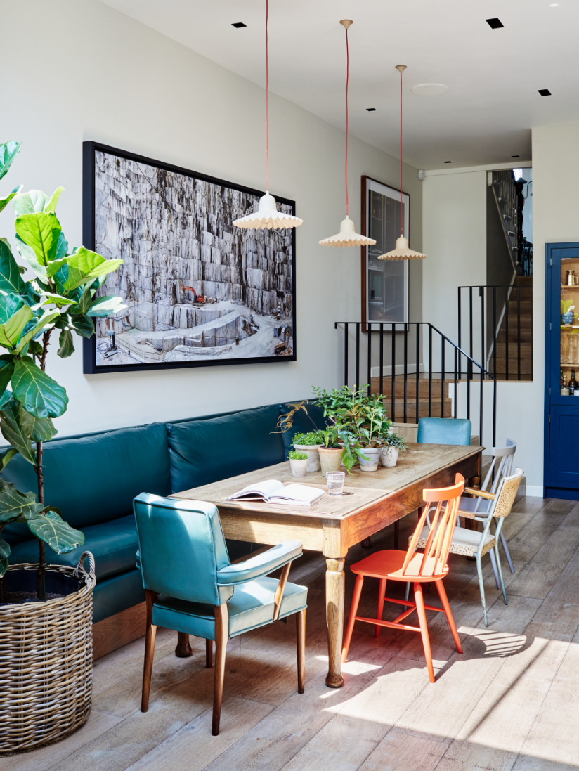 Sims Hilditch Interior Design Notting Hill Townhouse Table and Chairs