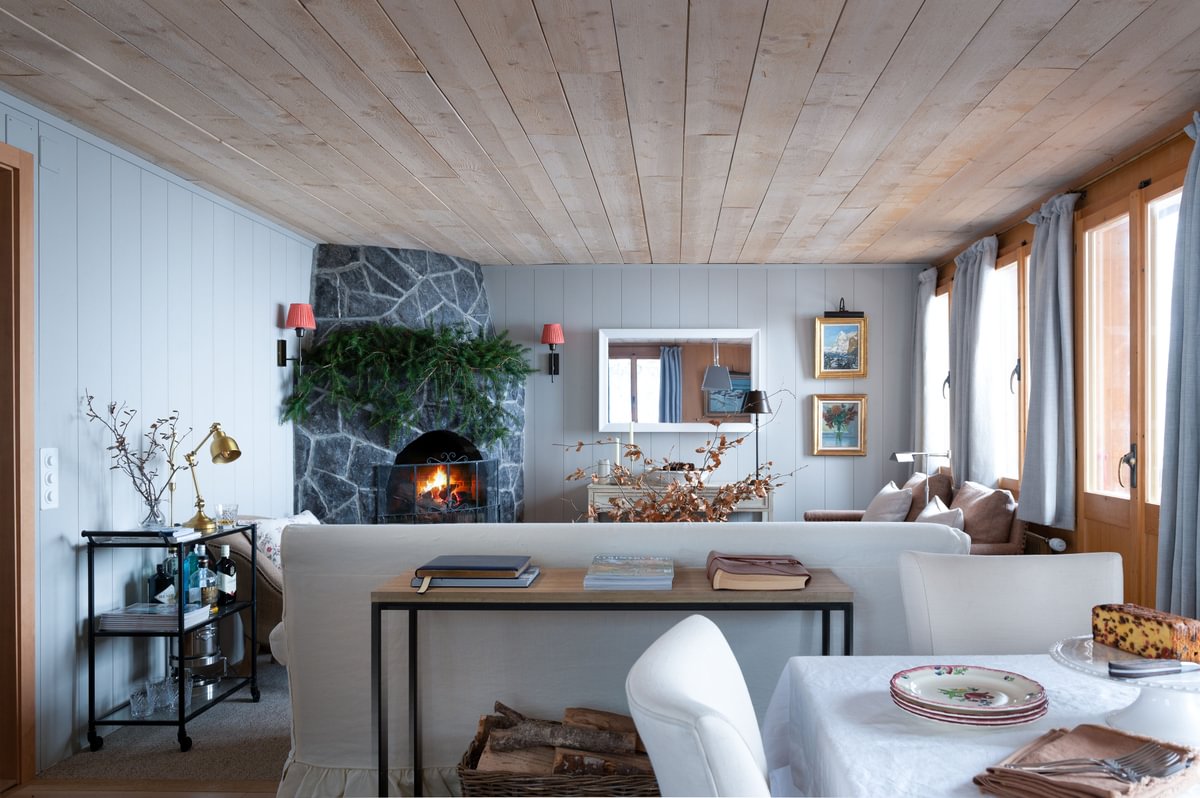 Sims Hilditch Interior Design Swiss Chalet Sitting Room