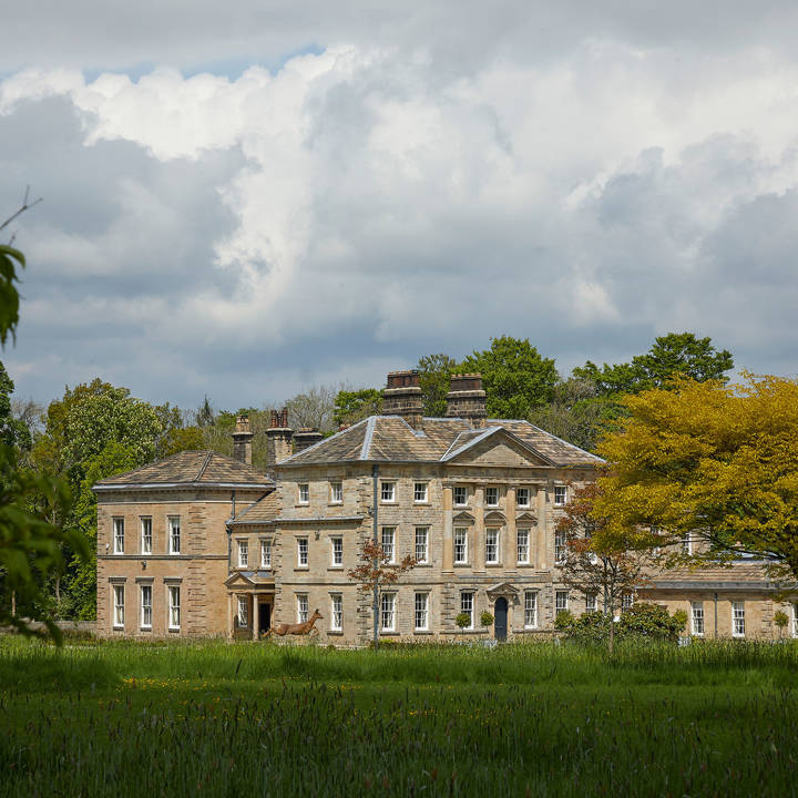 Country Estate Surrounded By British Countryside