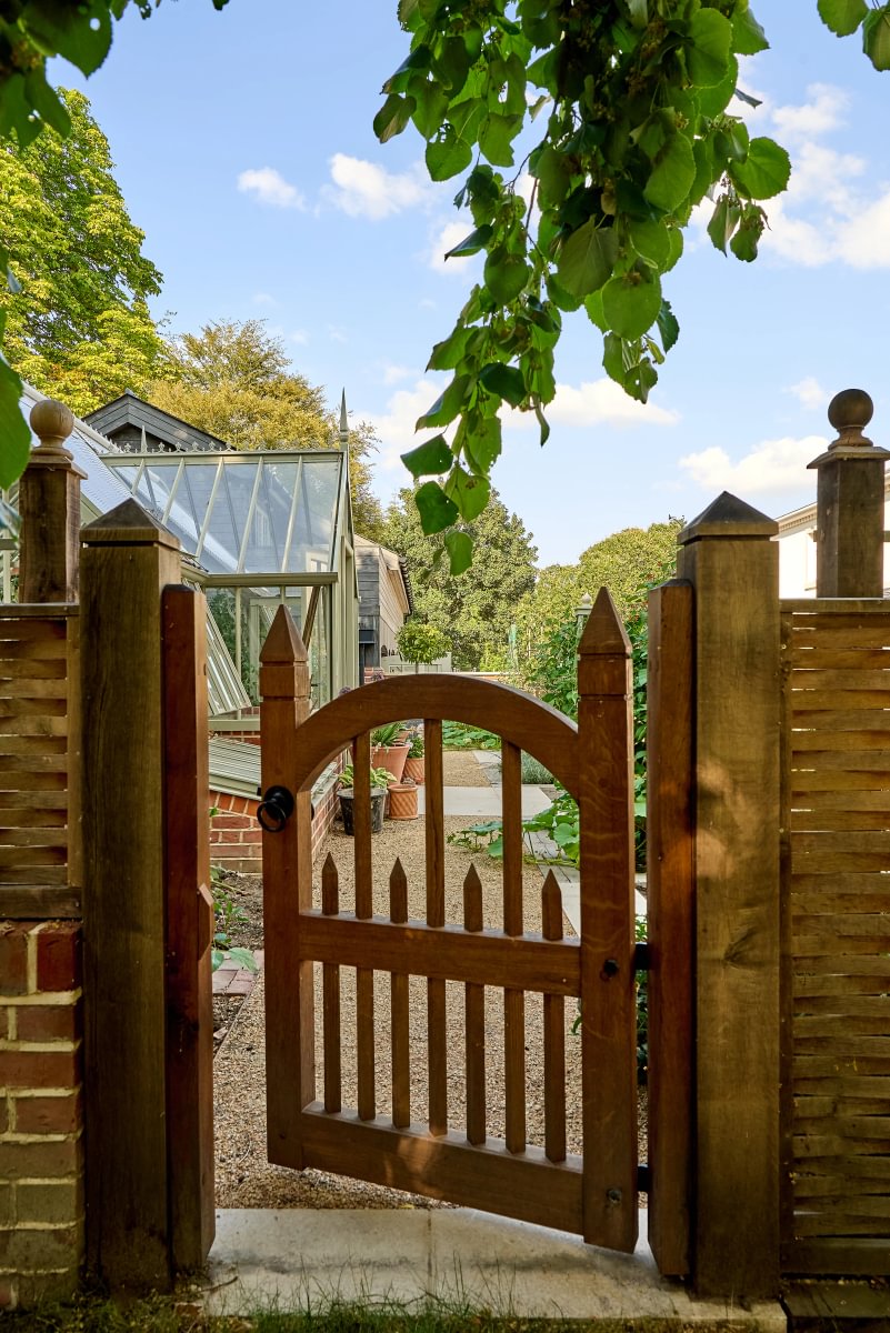 Sims Hilditch Oxfordshire Country Home Outside Gate