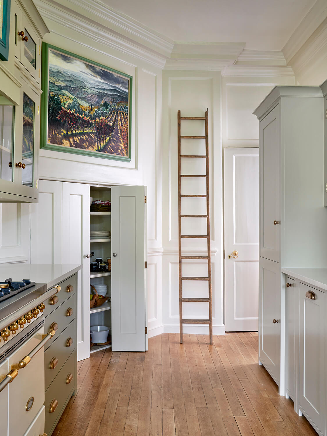 Sims Hilditch Gradei Historic London House Kitchen Ladder