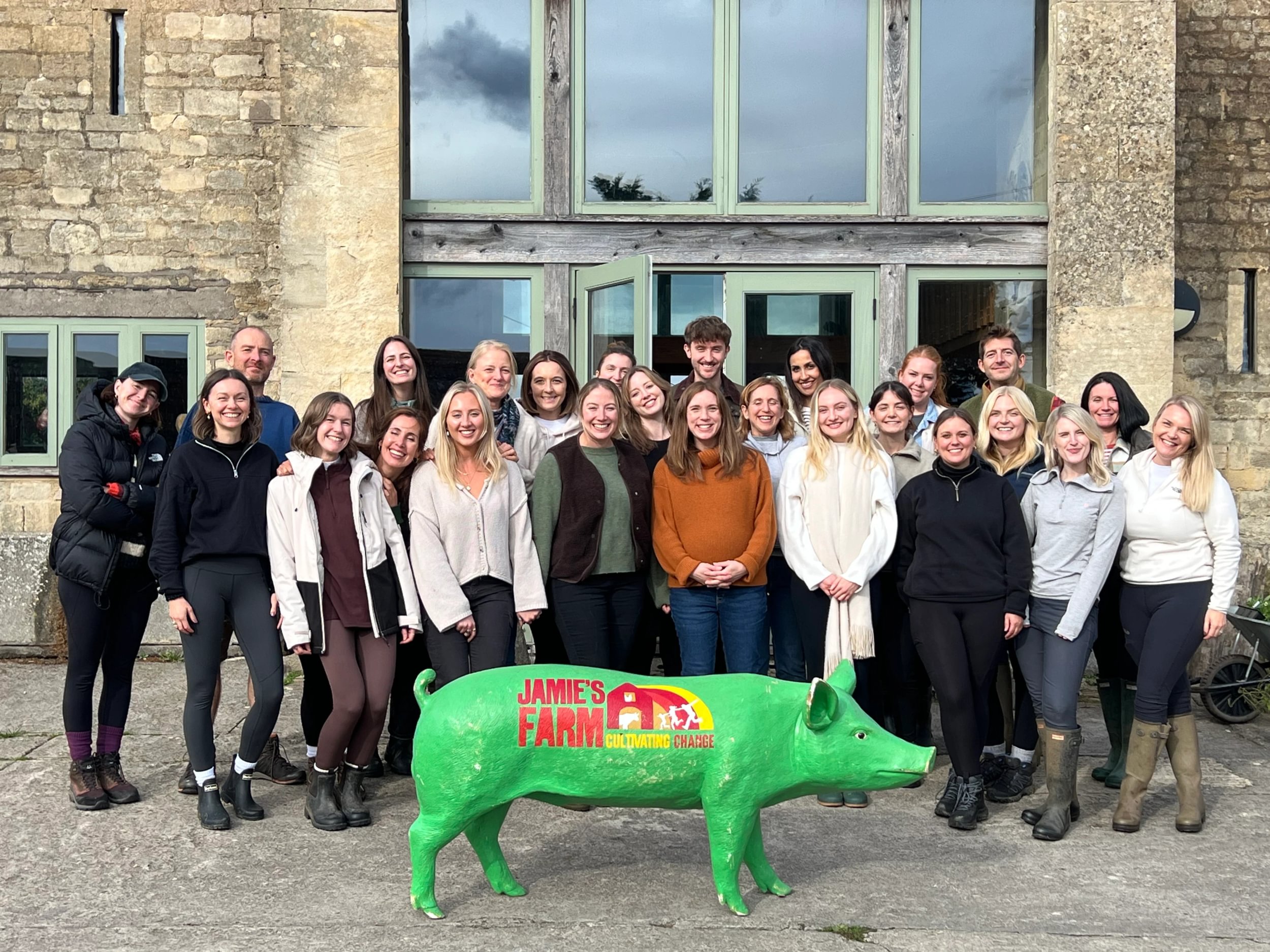 Sims Hilditch Interior Designer Jamie's Farm Group Photo