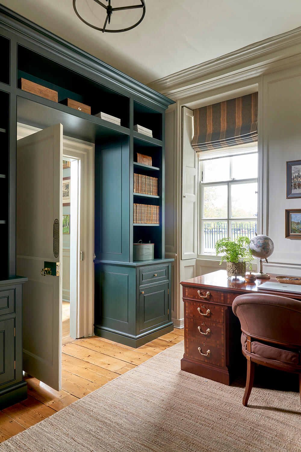 Sims Hilditch Gradei Historic London House Study Bookcase