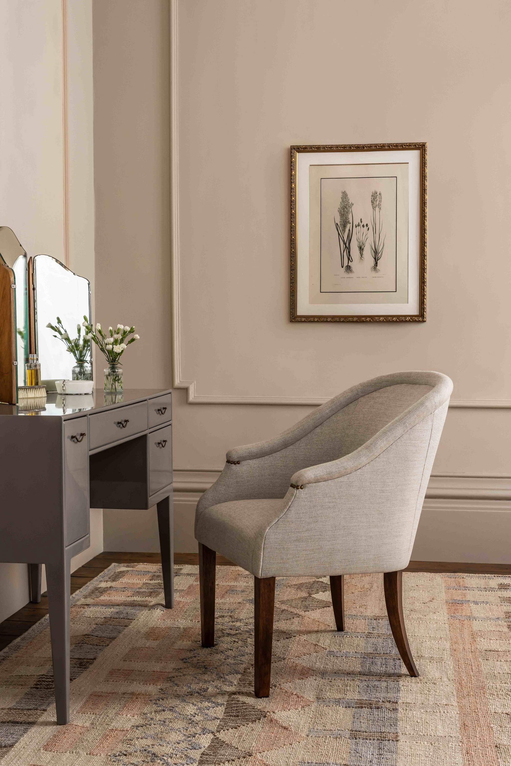 SIMS HILDITCH BEDROOM COLLECTION DRESSING CHAIR 025