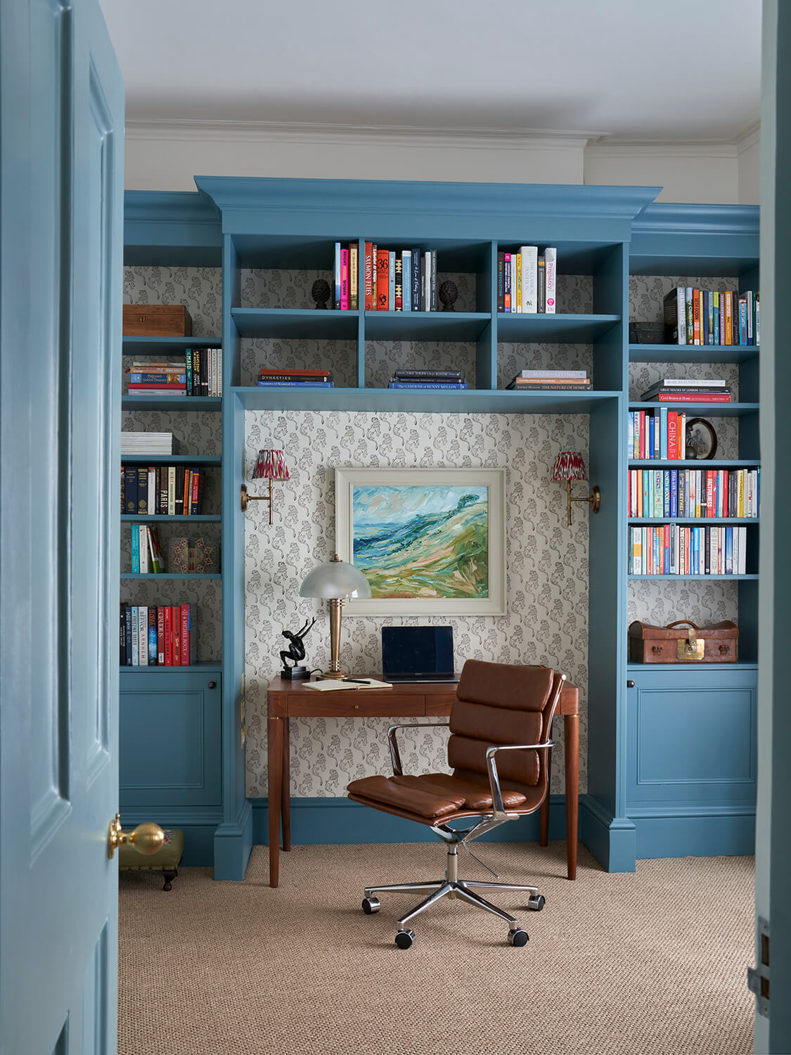 Sims Hilditch Victorian Family Home Blue Study
