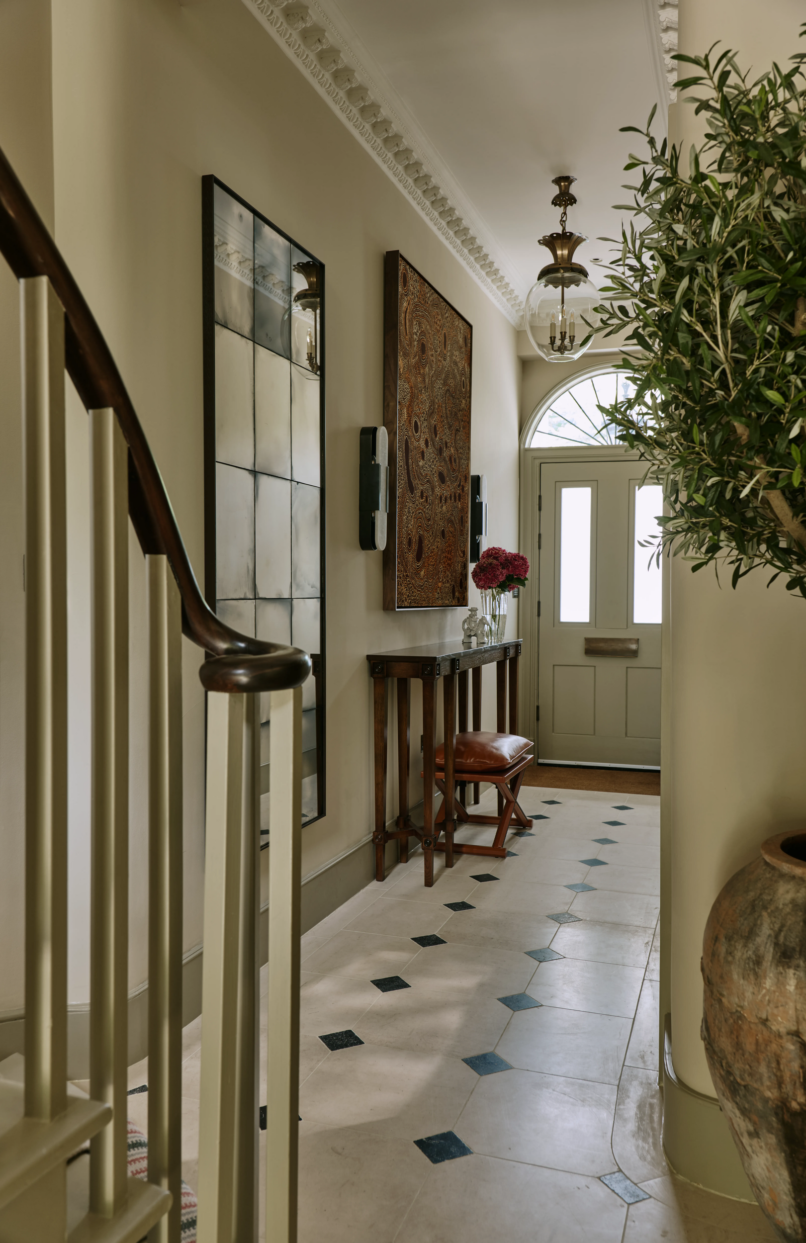 view-to-front-door-in-south-kensington-family-home-project