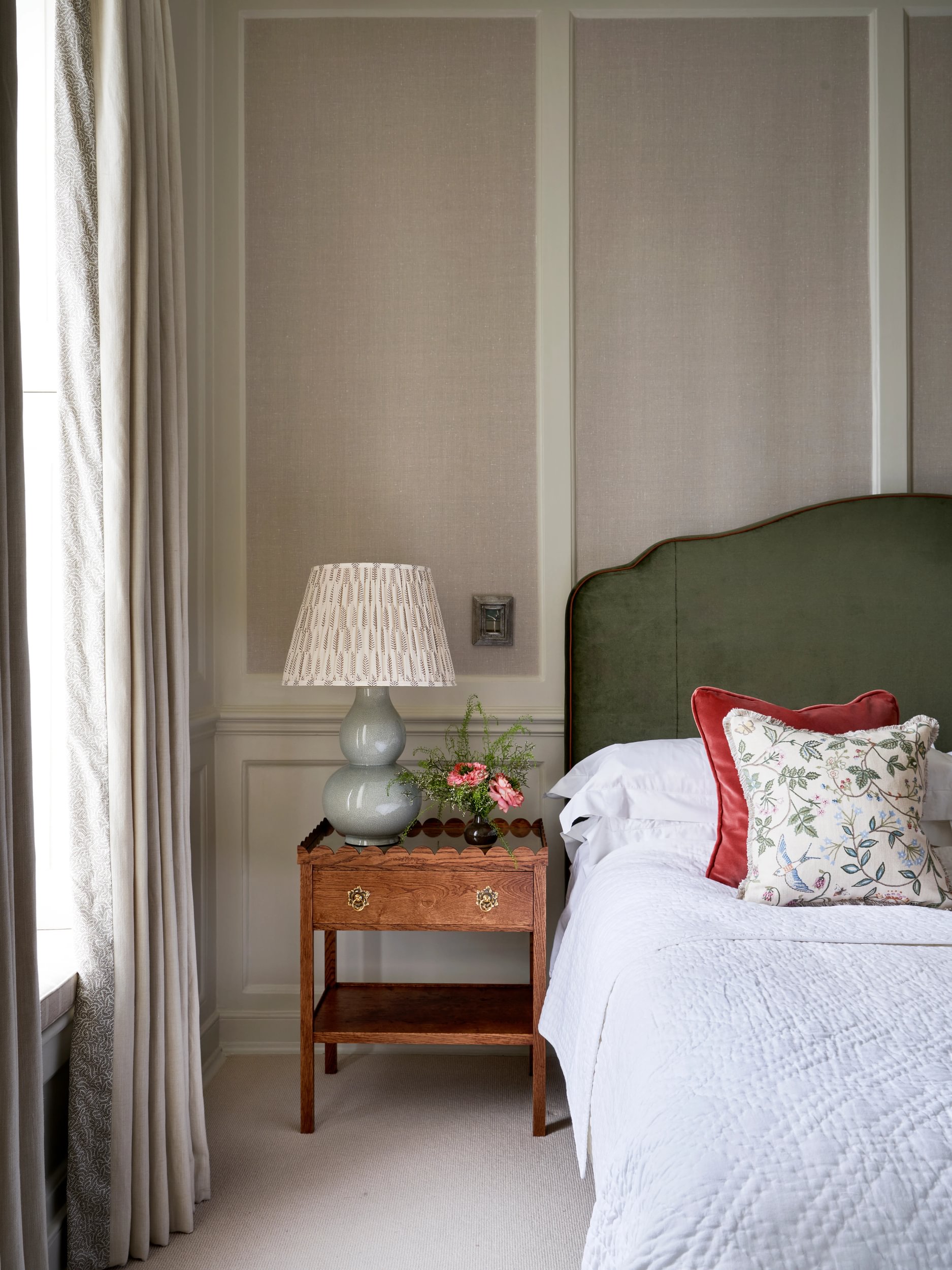 Grade I Richmond Townhouse, Sims Hilditch Interior Design, Principle Bedroom