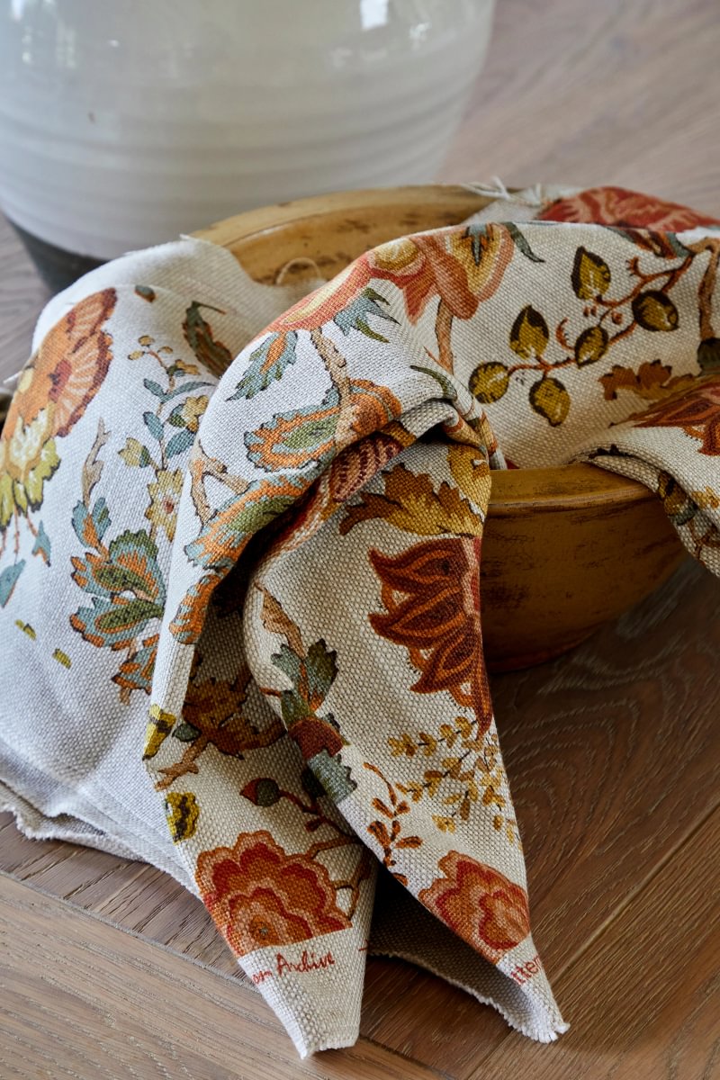Sims Hilditch Interior Design Journal Impact Fabric in Bowl