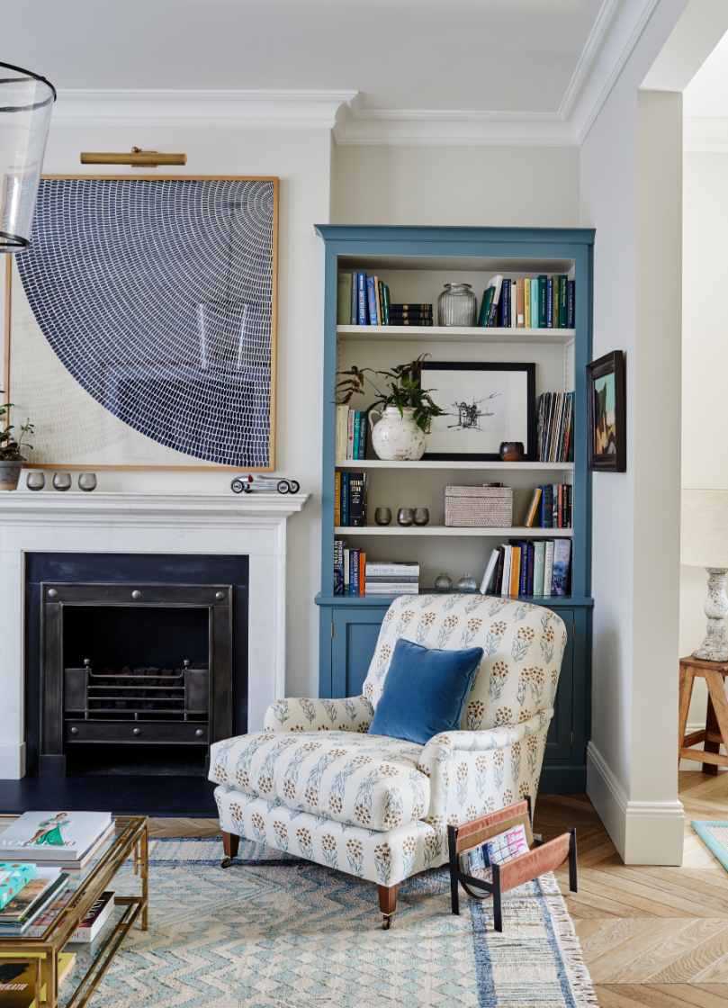 Sims Hilditch Interior Design Notting Hill Townhouse Sitting Room Armchair