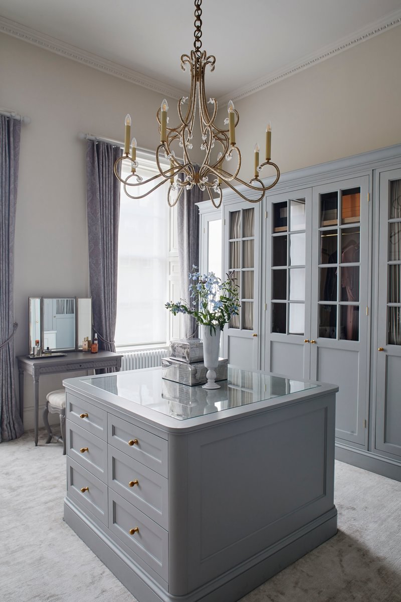 Sims Hilditch Interior Design Grade I Regency Townhouse Dressing Room