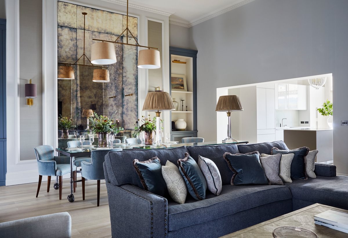 Sims Hilditch Interior Design Grade I Regency Townhouse Sofa