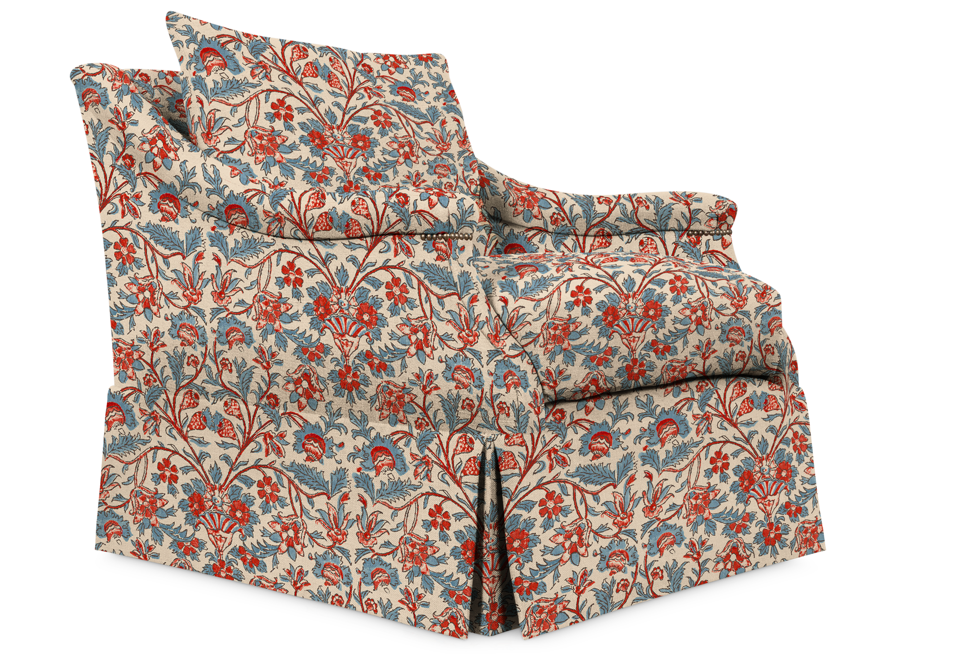 Emmachair Gustavian Bluered Skirt Crop