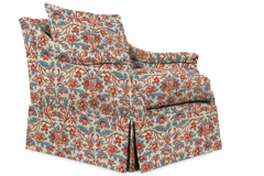 Emmachair Gustavian Bluered Skirt Crop