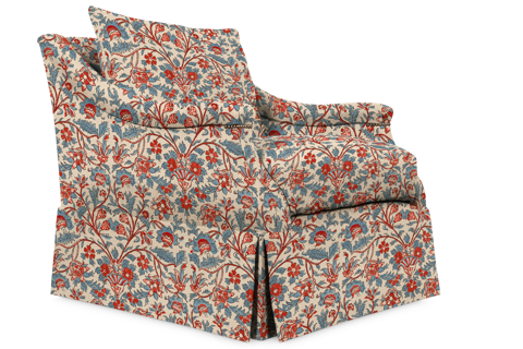 Emmachair Gustavian Bluered Skirt Crop